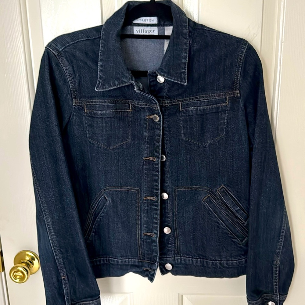 Villager Liz Claiborne denim Jean jacket